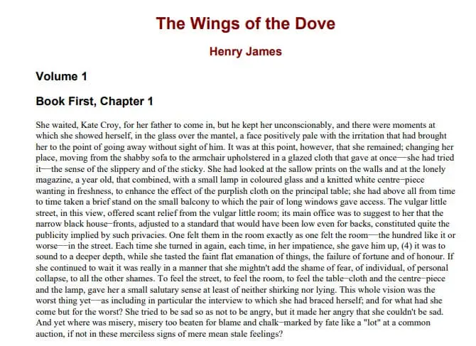 The Wings of the Dove PDF 2